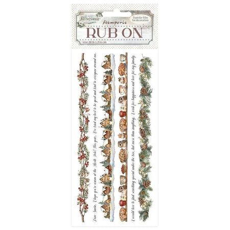 Stamperia The Owl's House -Stripes Rub-Ons