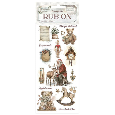 Stamperia The Owl's House - Teddy Bears Rub-Ons