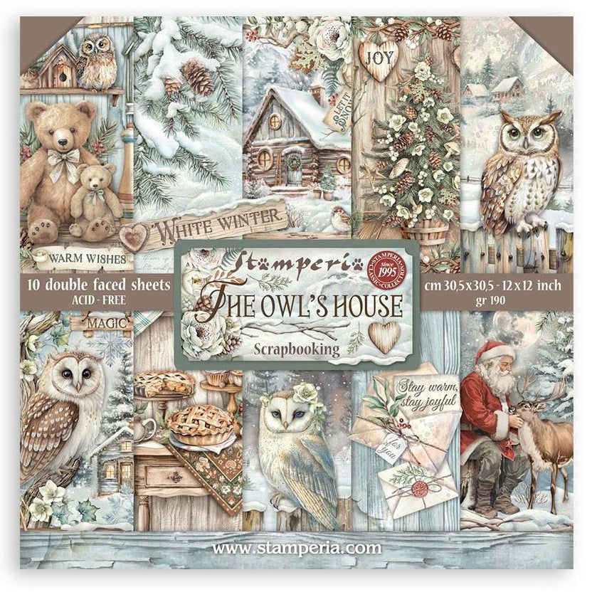 Stamperia The Owl's House - 12x12 Paper Pack
