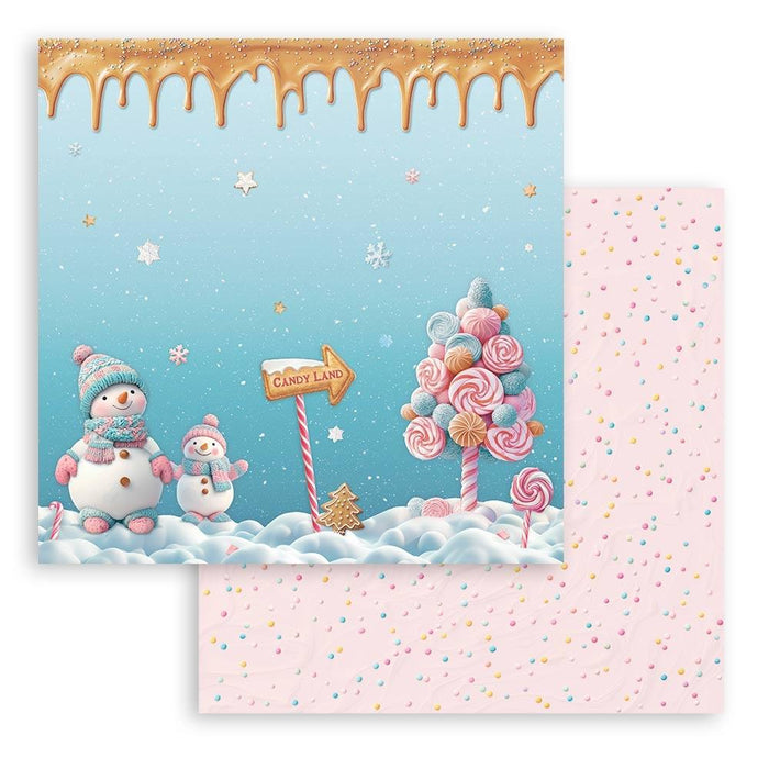 Stamperia Candy Christmas - Snowmen