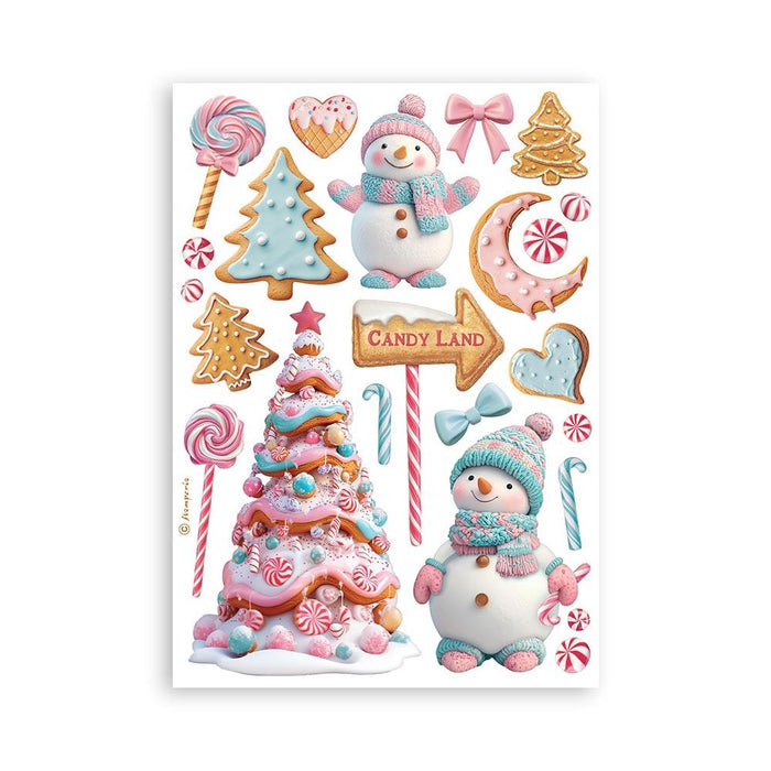 Stamperia Candy Christmas - A5 Washi Pad