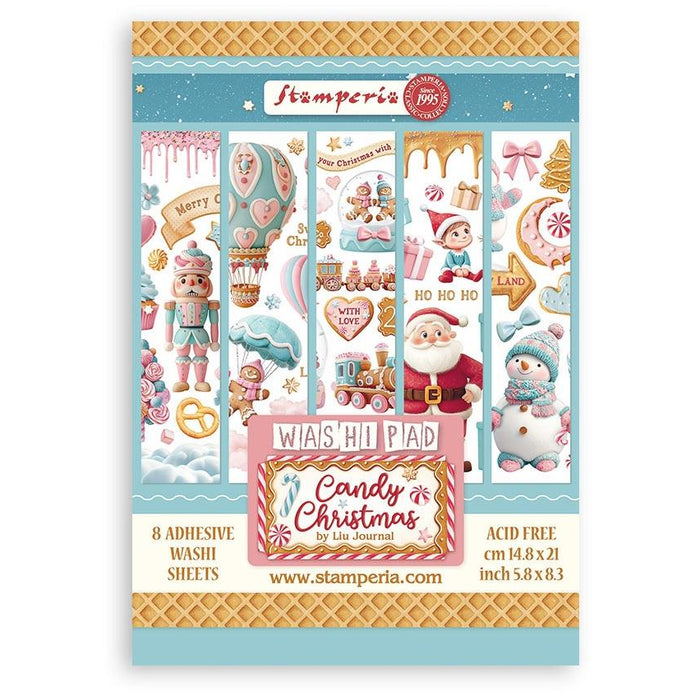 Stamperia Candy Christmas - A5 Washi Pad
