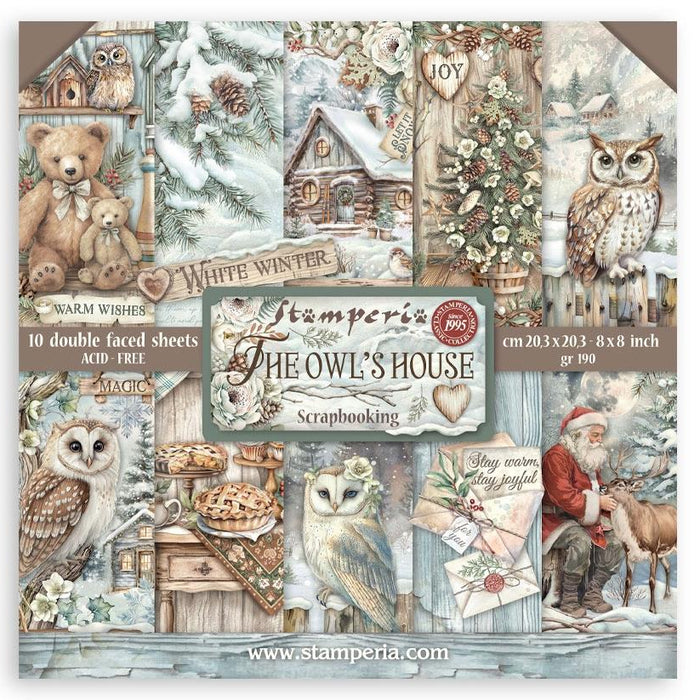 Stamperia The Owl's House - 8x8 Paper Pack