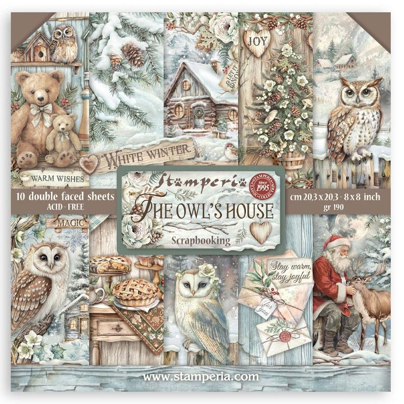 Stamperia The Owl's House - 8x8 Paper Pack