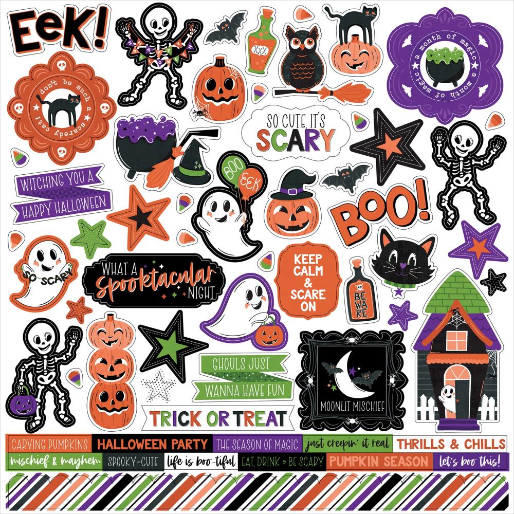 Echo Park Ghosts & Goblins - Element Stickers