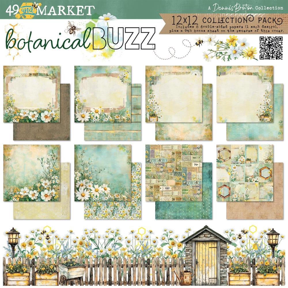 49 & Market Botanical Buzz - 12x12 Collection Pack