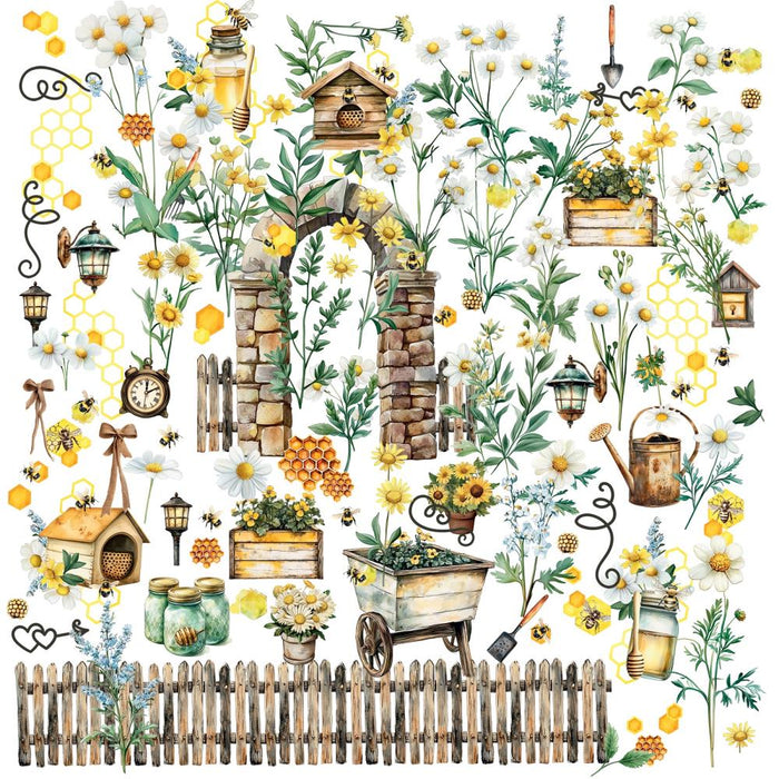 49 & Market Botanical Buzz - Laser Cut Elements