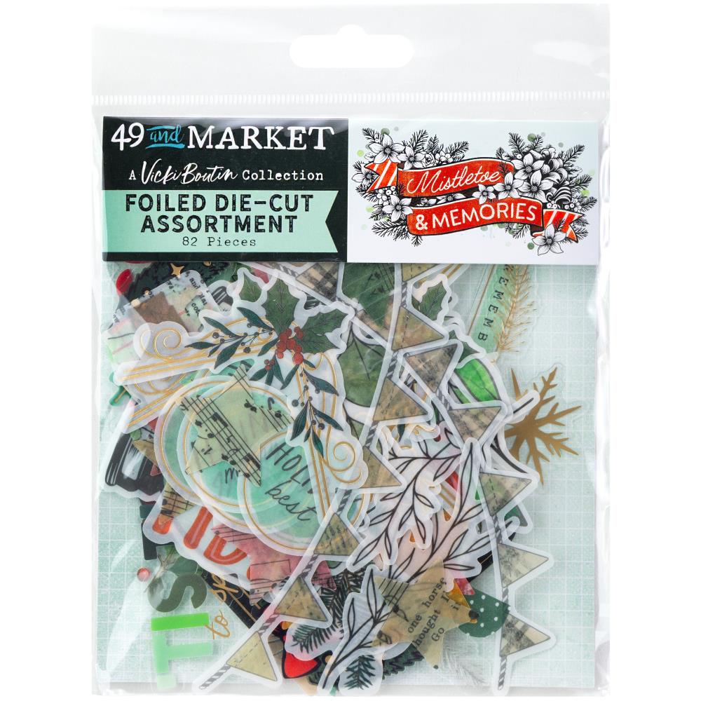 49 & Market Vicki Boutin Mistletoe & Memories - Foiled Die Cut Assortment