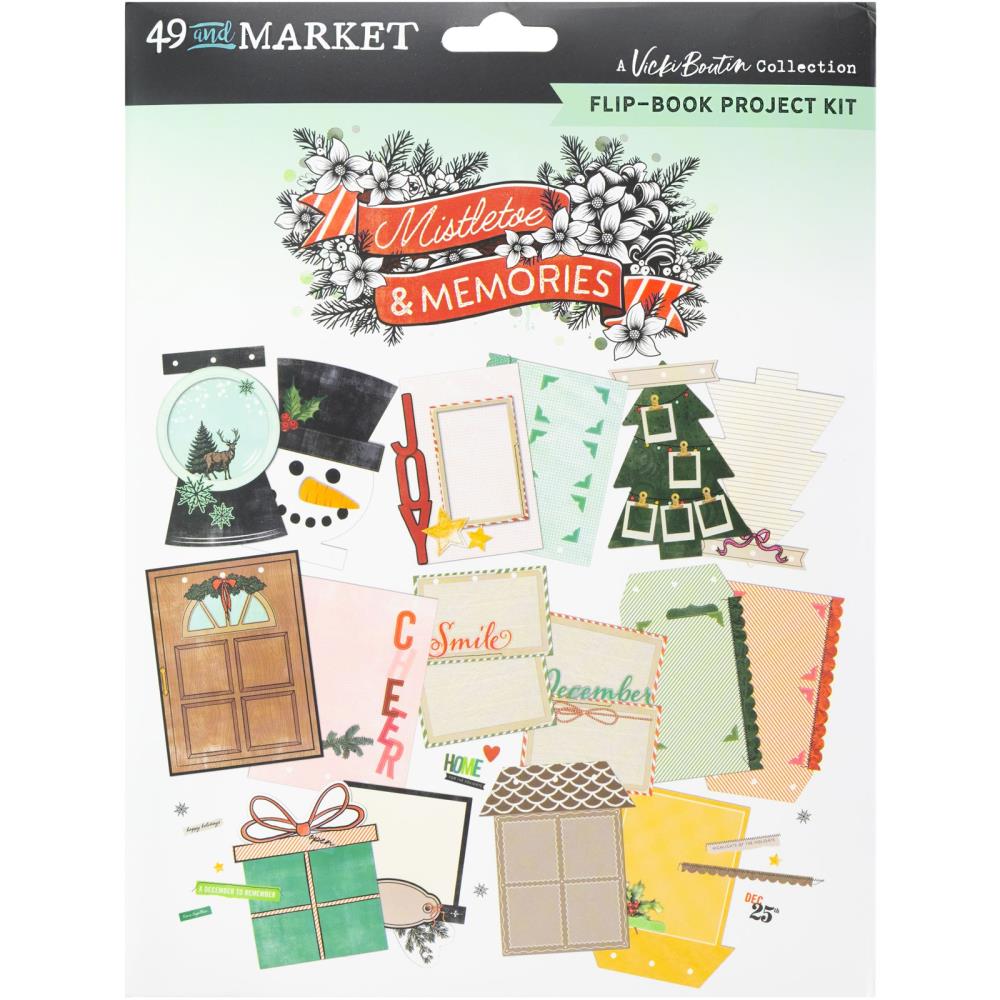 49 & Market Vicki Boutin Mistletoe & Memories - Flip-Book Project Kit