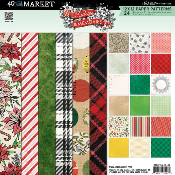 49 & Market Vicki Boutin Mistletoe & Memories - 12x12 Paper Pad