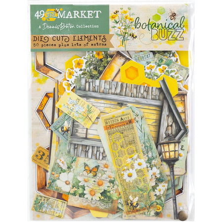 49 & Market Botanical Buzz - Die Cut Elements