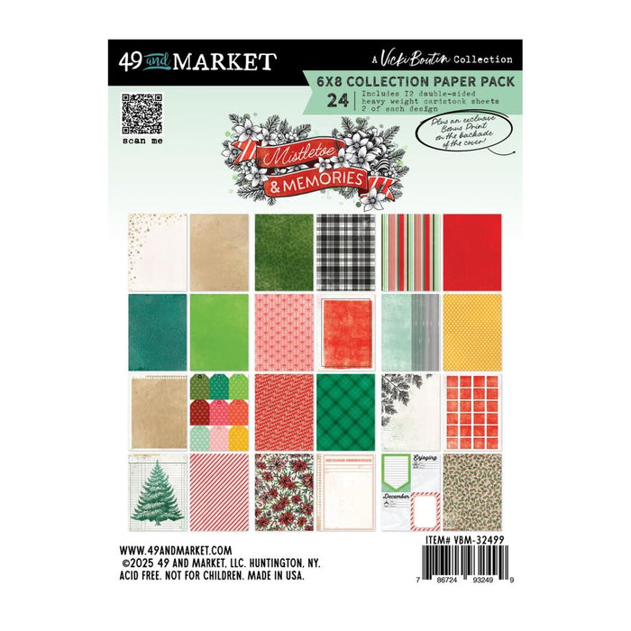 49 & Market Vicki Boutin Mistletoe & Memories - 6x8 Collection Pack