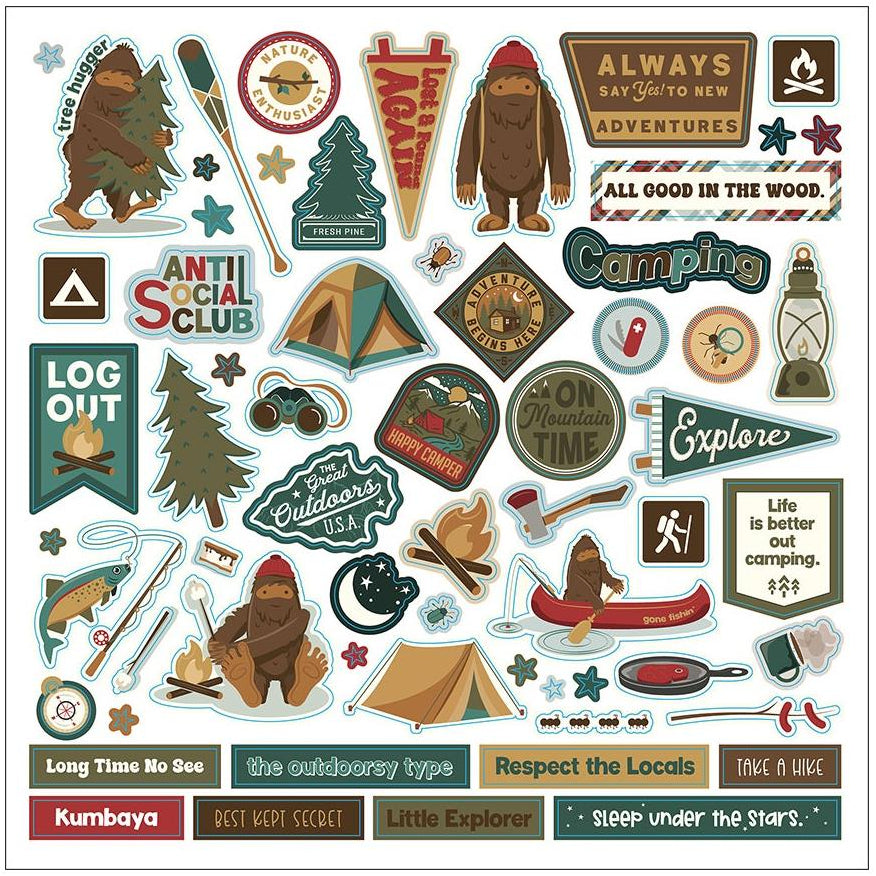 Photoplay Camp Legend - Element Stickers — Papermaze