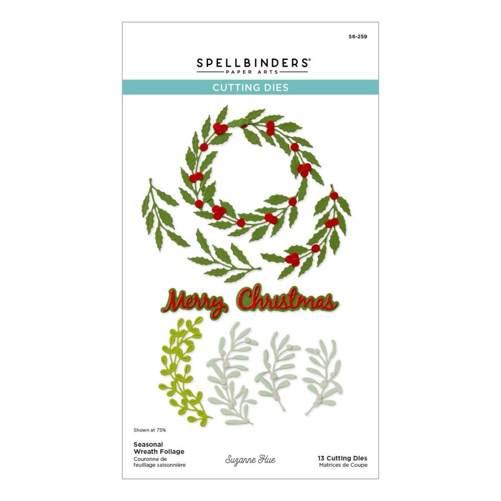 Spellbinders Dies - Seasonal Wreath Foliage
