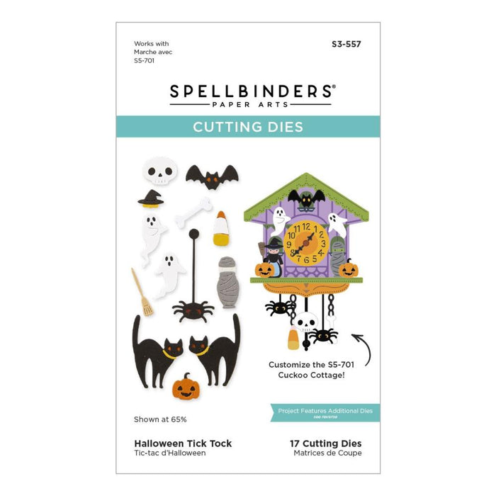 Spellbinders Dies - Halloween Tick Tock