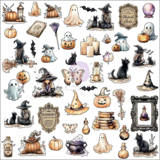 Prima Bewitched - Boo-Tiful Bits Ephemera 94 Piece
