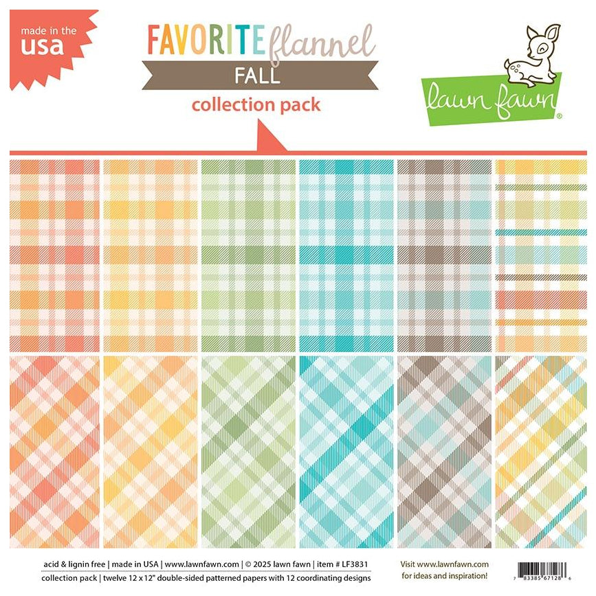 Lawn Fawn Favorite Flannel - Collection Pack