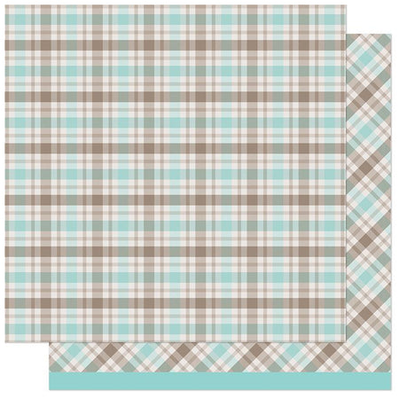 Lawn Fawn Favorite Flannel - Mocha Mint Coffee