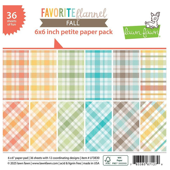 Lawn Fawn Favorite Flannel - 6x6 Pad