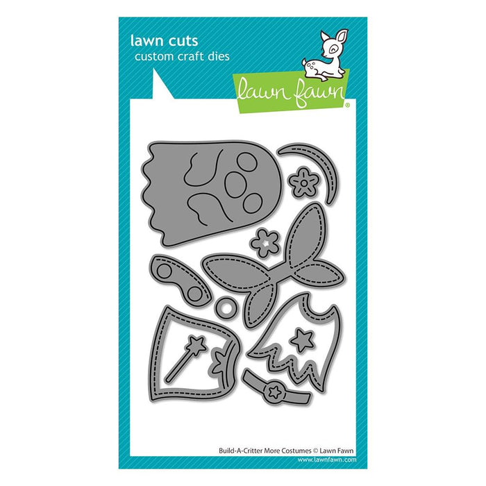 Lawn Fawn Craft Die - Build-A-Critter More Costumes