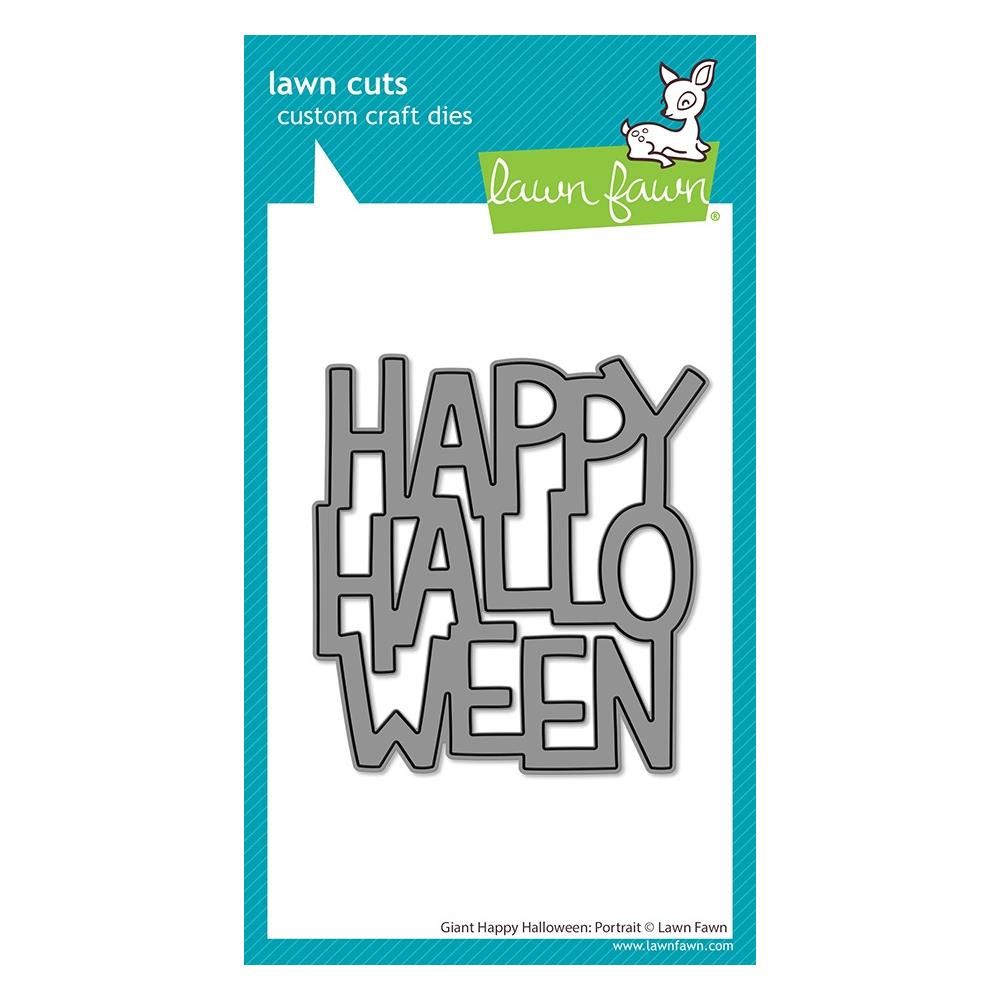 Lawn Fawn Craft Die - Giant Happy Halloween