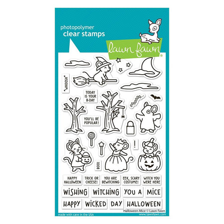 Lawn Fawn Clear Stamps - Halloween Mice Stamps