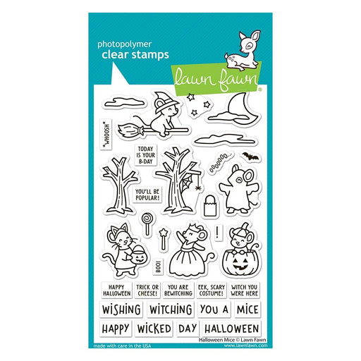 Lawn Fawn Clear Stamps - Halloween Mice Stamps