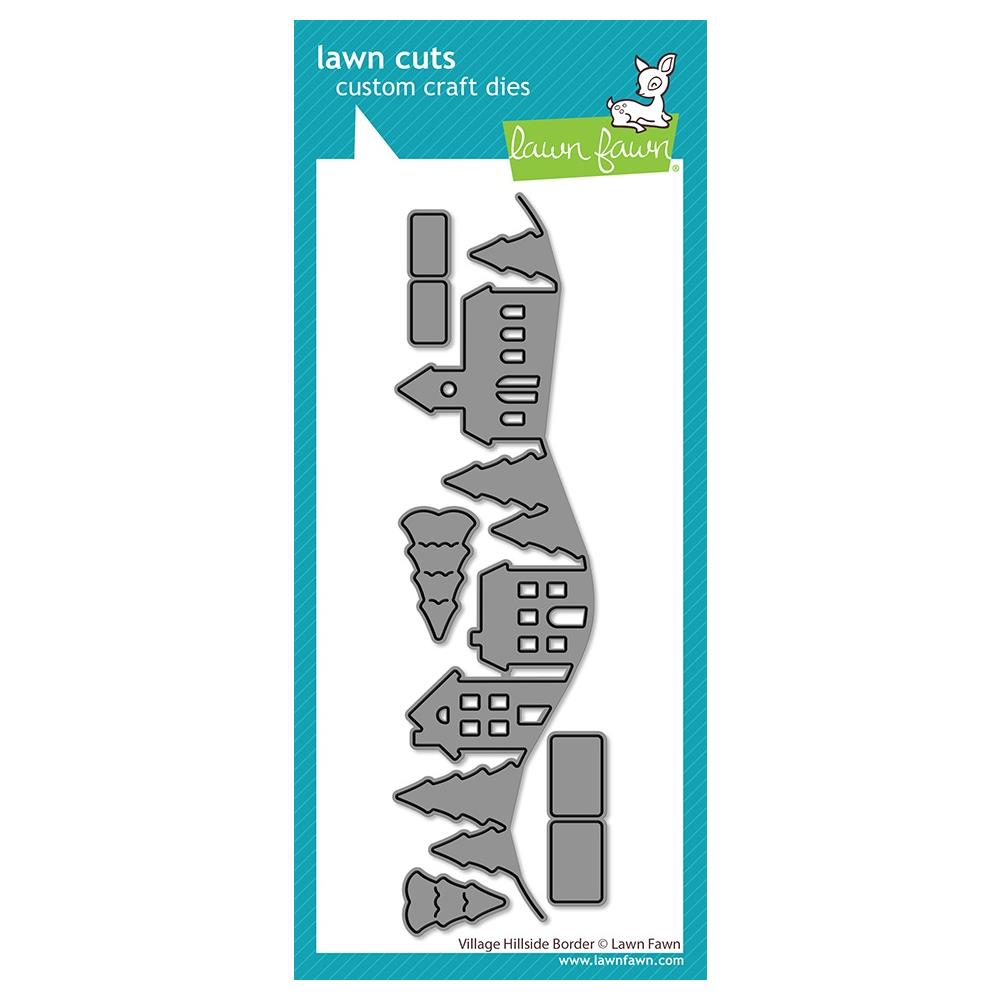 Lawn Fawn Craft Die - Village Hillside Border