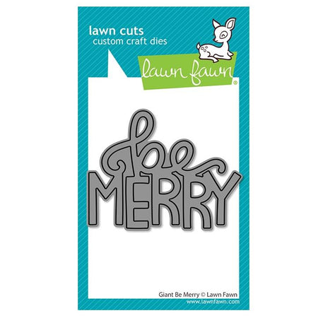 Lawn Fawn Craft Die - Giant Be Merry
