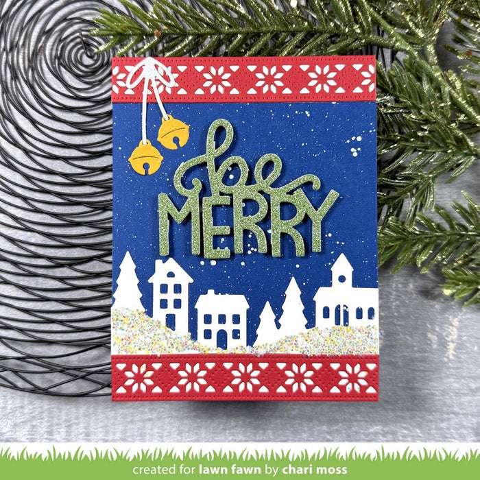 Lawn Fawn Craft Die - Giant Be Merry