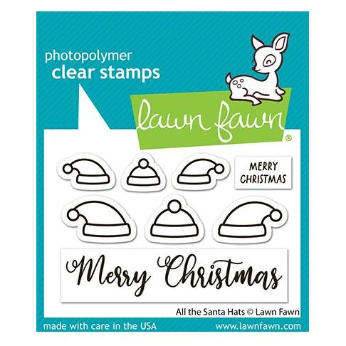 Lawn Fawn Clear Stamps - All The Santa Hats