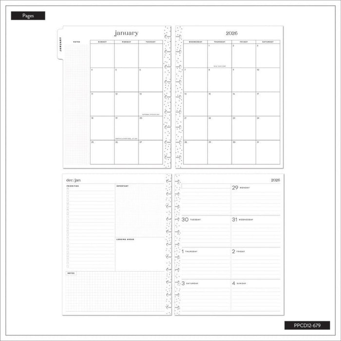 Me & My Big Ideas Happy Planner - Natural State Classic 12 Month Planner Jan 26 - Dec 26