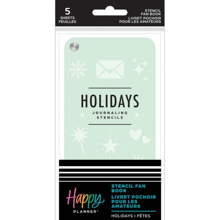 Me & My Big Ideas Happy Planner - Holiday Stencil Fan Book