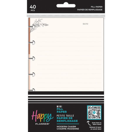 Me & My Big Ideas Happy Planner - Modern Charm Mini Fill Paper