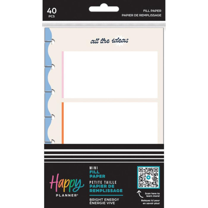 Me & My Big Ideas Happy Planner - Bright Energy Mini Fill Paper