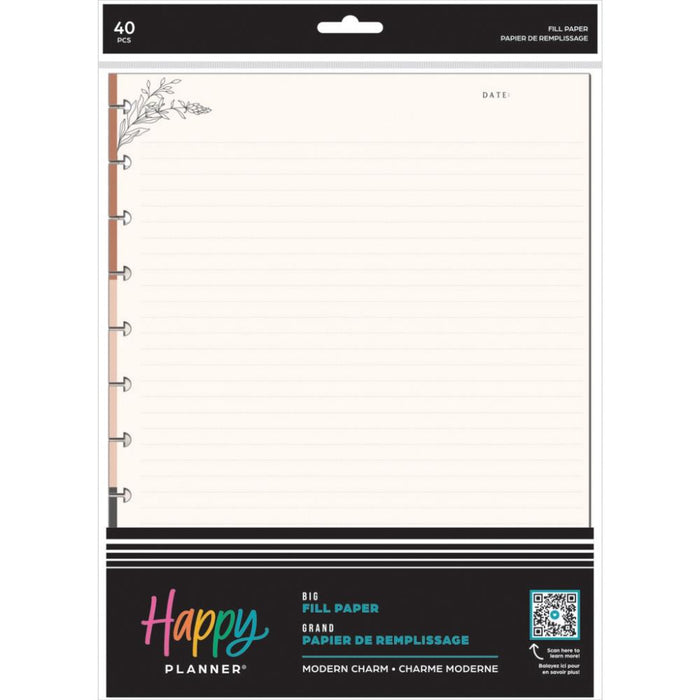 Me & My Big Ideas Happy Planner - Modern Charm Big Fill Paper