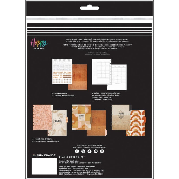 Me & My Big Ideas Happy Planner - Rustic Roots Meal Extension Pack