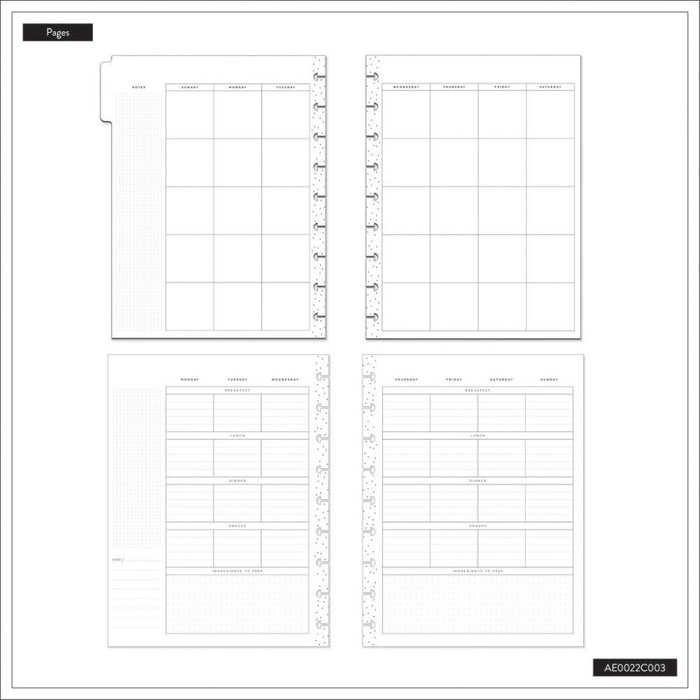 Me & My Big Ideas Happy Planner - Rustic Roots Meal Extension Pack