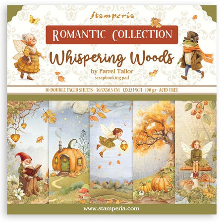 Stamperia Whispering Woods - 12x12 Paper Pack