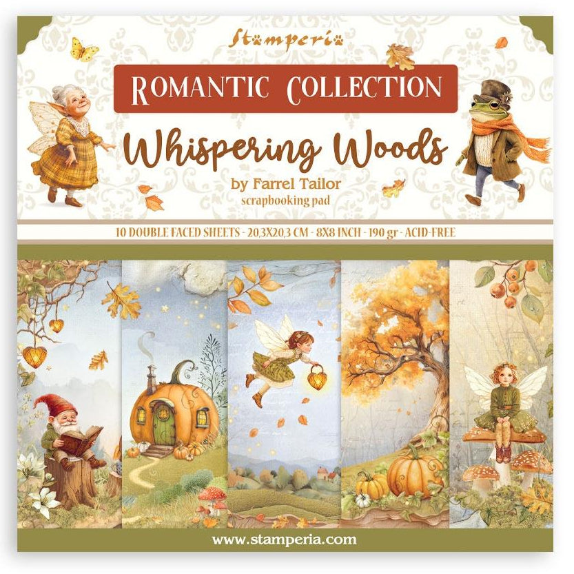 Stamperia Whispering Woods - 8x8 Paper Pack