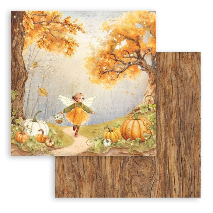 Stamperia Whispering Woods - Fairy And Pumpkins