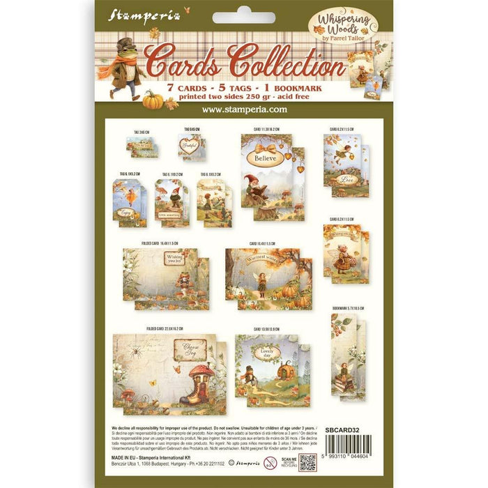 Stamperia Whispering Woods - Cards Collection