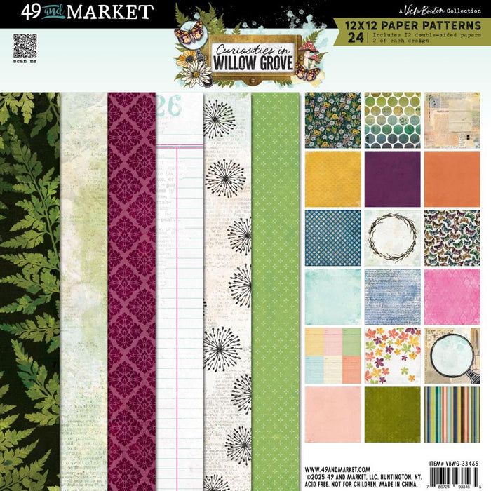 49 & Market Vicki Boutin Curiosities In Willow Grove - 12x12 Paper Pad