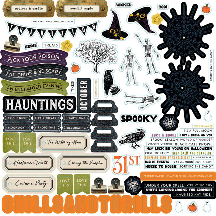 49 & Market Vicki Boutin Curiosities In Willow Grove - Halloween Assortment 12x12 Paper Pack