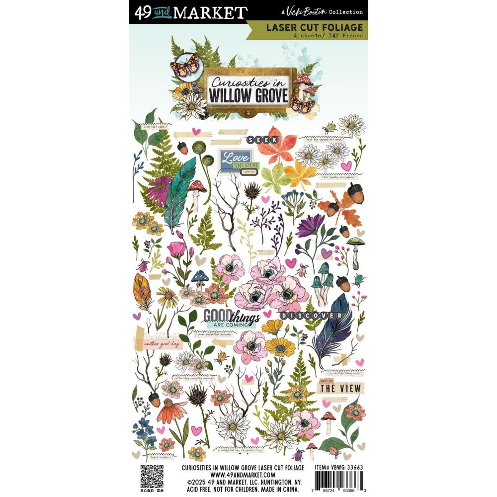 49 & Market Vicki Boutin Curiosities In Willow Grove - Laser Cut Foliage