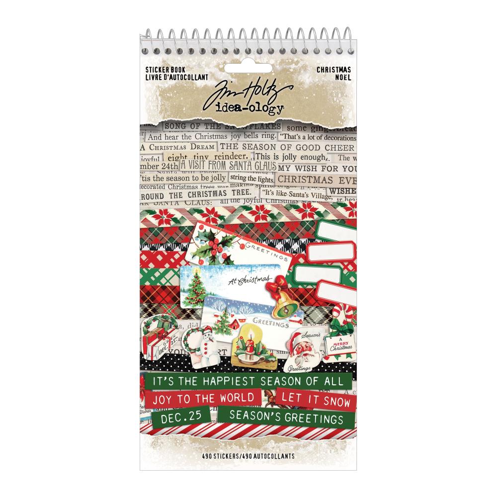 Tim Holtz Idea-Ology - Christmas Sticker Book 2025
