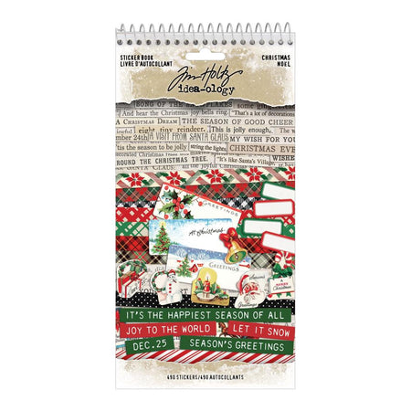 Tim Holtz Idea-Ology - Christmas Sticker Book 2025