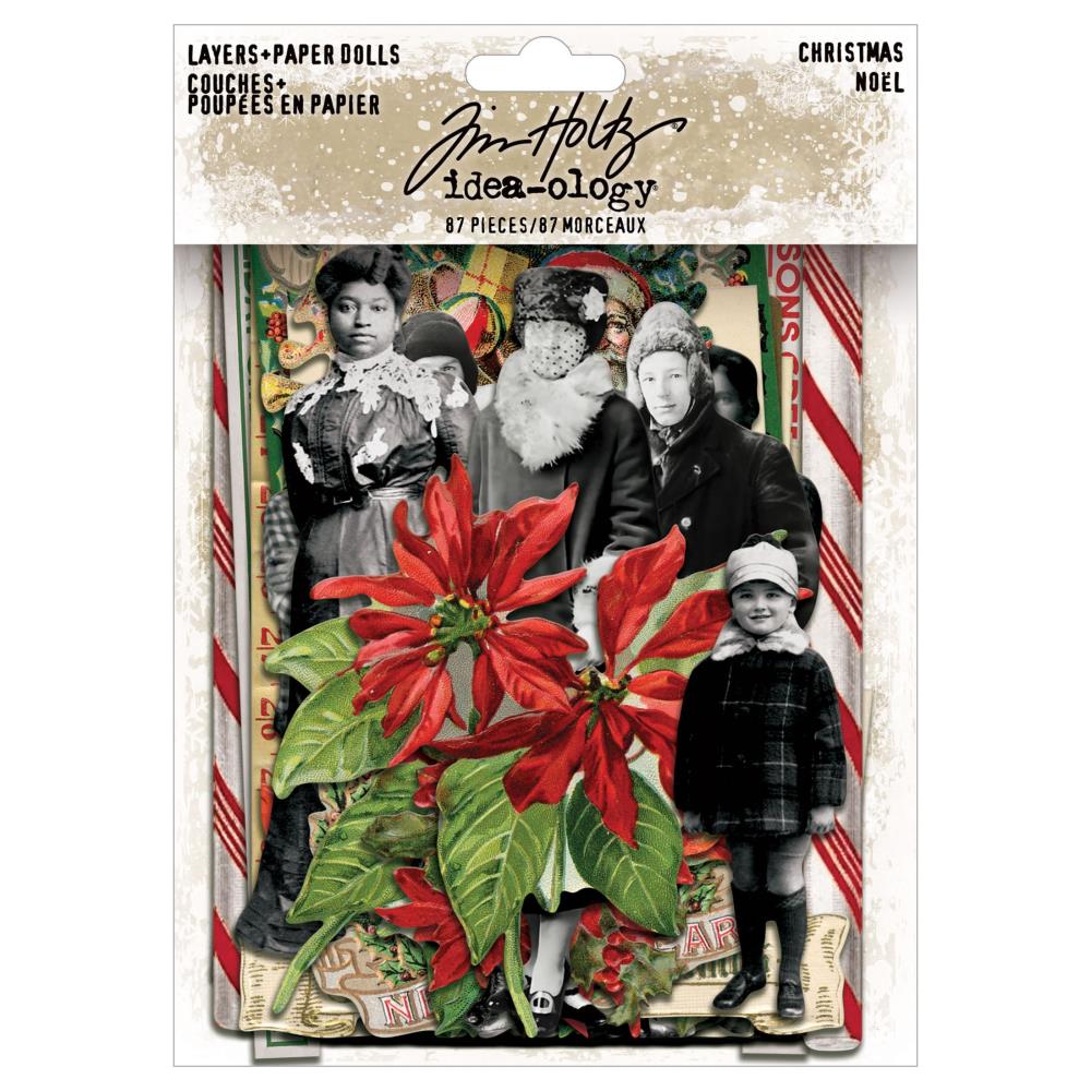 Tim Holtz Idea-ology - Layers + Paper Dolls Christmas 2025