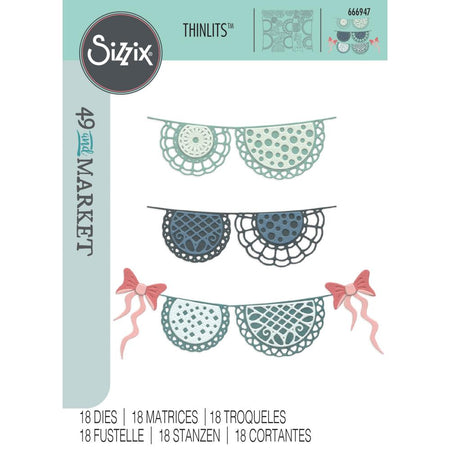 Sizzix Thinlits Die Set by 49 & Market - Doily Banner