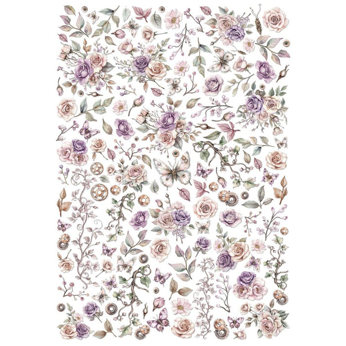 49 & Market Echoes Of Time - Wildflower Laser Cut Outs